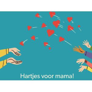 wehkamp Digitale Cadeaukaart hartjes voor mama 100 euro