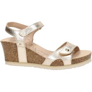 Panama Jack Julia leren sandalen goud