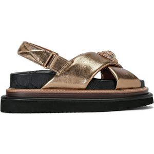 Kurt Geiger 225-Orson leren sandalen brons