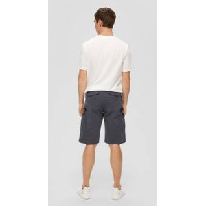 s.Oliver cargo short met logo antraciet