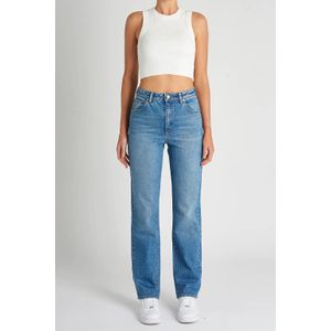 Abrand Jeans high waist straight leg jeans light blue denim