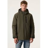 Garcia winterjas olijfgroen