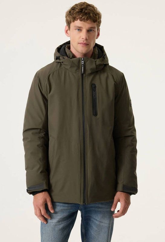 Garcia winterjas olijfgroen