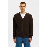 SELECTED HOMME - TOM - Gebreid Jack - Effen - Puur Katoen