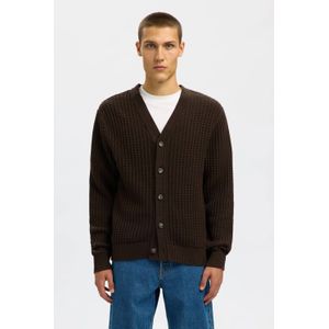 SELECTED HOMME - TOM - Gebreid Jack - Effen - Puur Katoen