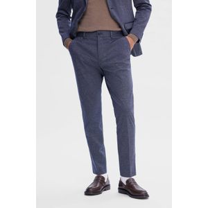 SELECTED HOMME slim fit pantalon SLHSLIM-AITOR donkerblauw
