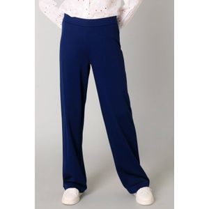 Yest wide leg regular waist broek donkerblauw