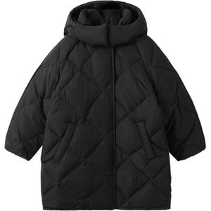 Mango Kids gewatteerde jas zwart