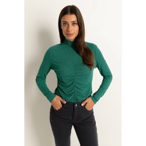 Claudia Sträter top petrol