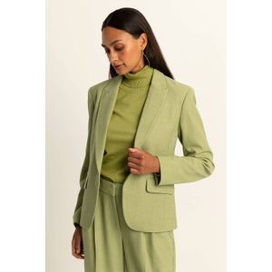Expresso getailleerde blazer groen