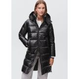 MANGO TEEN gewatteerde jas zwart