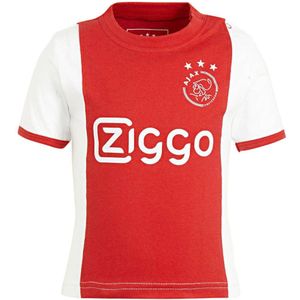 Ajax Ajax baby T-shirt met logo wit/rood