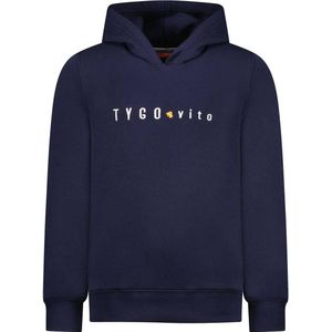 TYGO & vito hoodie donkerblauw