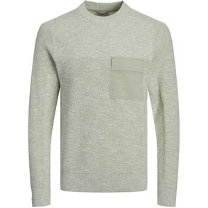 JACK & JONES CORE gemêleerde trui JCODIGITAL grijs