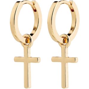 PILGRIM gold plated oorbellen Flynn