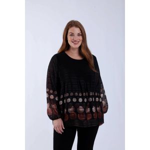 Paprika blousetop zwart