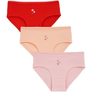 WE Fashion Set met slipjes rood en roze