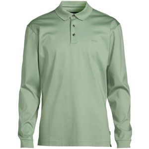 BOSS regular fit polo Pado met logo groen