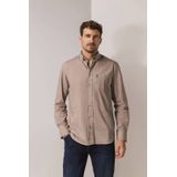 State of Art - Overhemd - Beige - Allover Print - Regular Fit