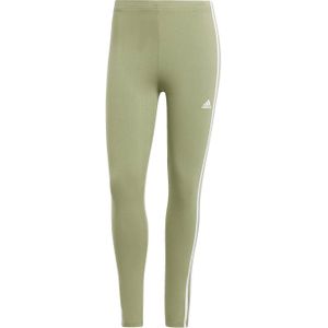 adidas Sportswear high waist slim fit legging lichtgroen/wit