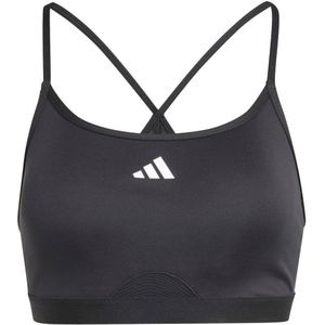 adidas Performance level 2 sportbh zwart