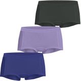 Björn Borg short (set van 3) lila/blauw/groen