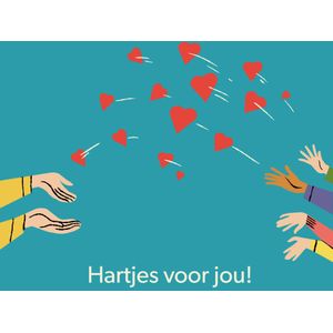 wehkamp Digitale Cadeaukaart hartjes voor jou 100 euro