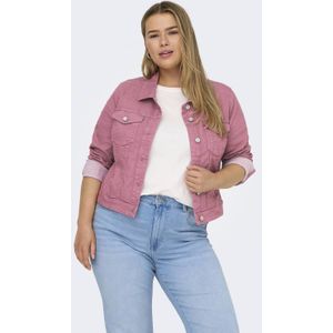 ONLY CARMAKOMA denim spijkerjas roze