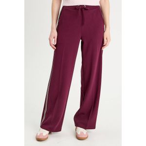 Cache Cache - Casual Broek - Donkerrood - Straight Regular Waist