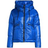 Khujo gewatteerde jas blauw