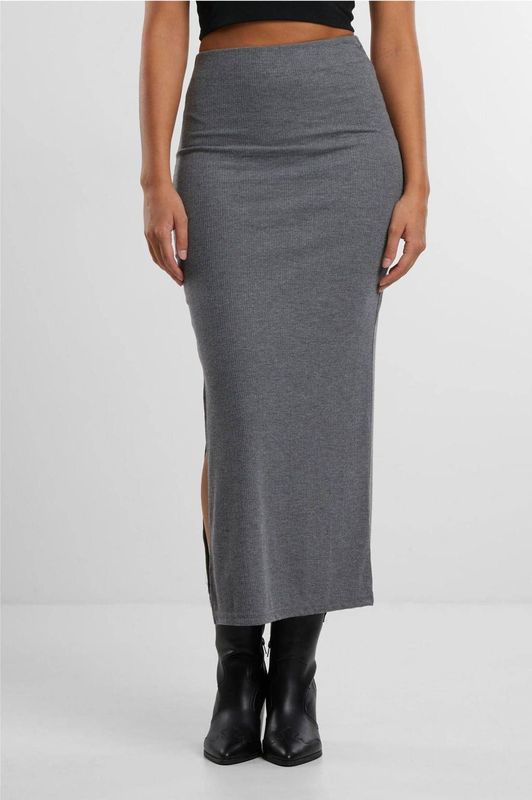 Urban Classics Curvy rok antraciet