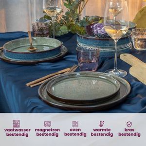 Cosy & Trendy Serviesset Quintana Green 18-Delig