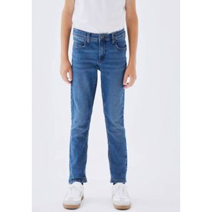 NAME IT KIDS slim fit jeans NKMTHEO XSLIM JEANS 1090-IO NOOS medium blue denim