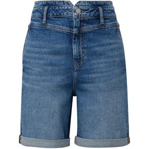 s.Oliver high waist capri jeans dark blue denim