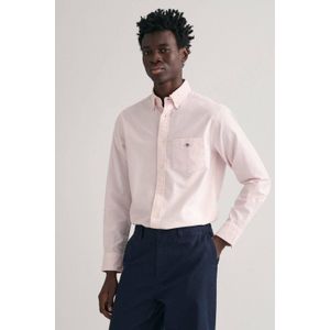 GANT regular fit overhemd met logo en borduursels light pink