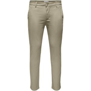 ONLY & SONS slim fit chino ONSMARK bruin
