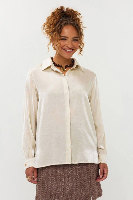 Ydence - Narissa Ws2544 - Blouse - Champagne