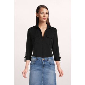 TQ-Amsterdam blouse Ria van travelstof zwart