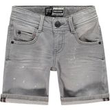 Raizzed denim short Oregon met slijtage mid grey stone