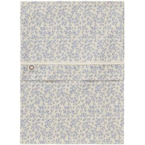 Noppies Botanical poplin wieglaken 80x100 cm Colony Blue