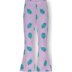 The New Chapter high waist flared broek met all over print lila/groen/blauw