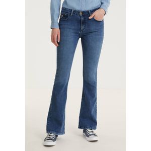 Lois High Waist Flared Jeans Cobalt Stone