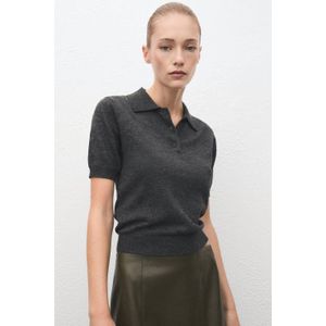 Mango - Gebreide Trui - Grijs