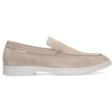 Manfield suède loafers beige