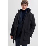 Jack & Jones - JPRCCMOON PARKA SN - Winterjas - Zwart - Met Capuchon