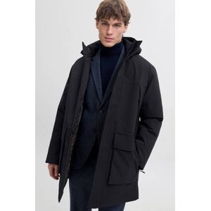 Jack & Jones - JPRCCMOON PARKA SN - Winterjas - Zwart - Met Capuchon