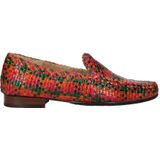 Sioux leren loafers roze multi