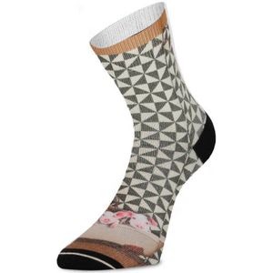 XPOOOS sokken met all over print Miss piggy beige