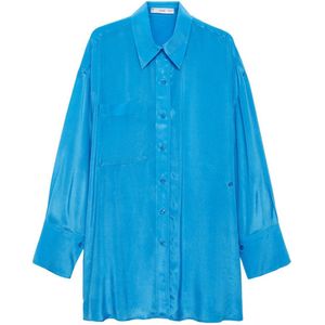 Mango blouse blauw