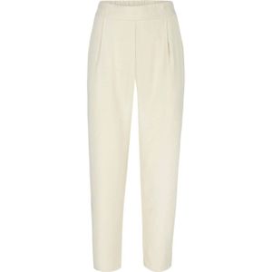 LOLALIZA cropped straight fit broek beige